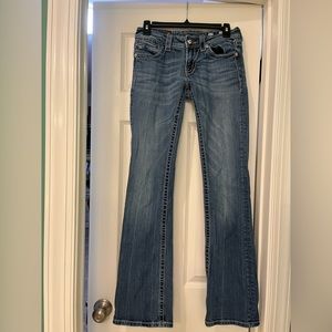 Miss Me Bootcut Blue Jeans Size 27. No holes or stains. Smoke free home